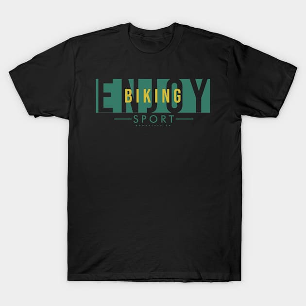 Enjoy Biking T-Shirt by SerenityByAlex